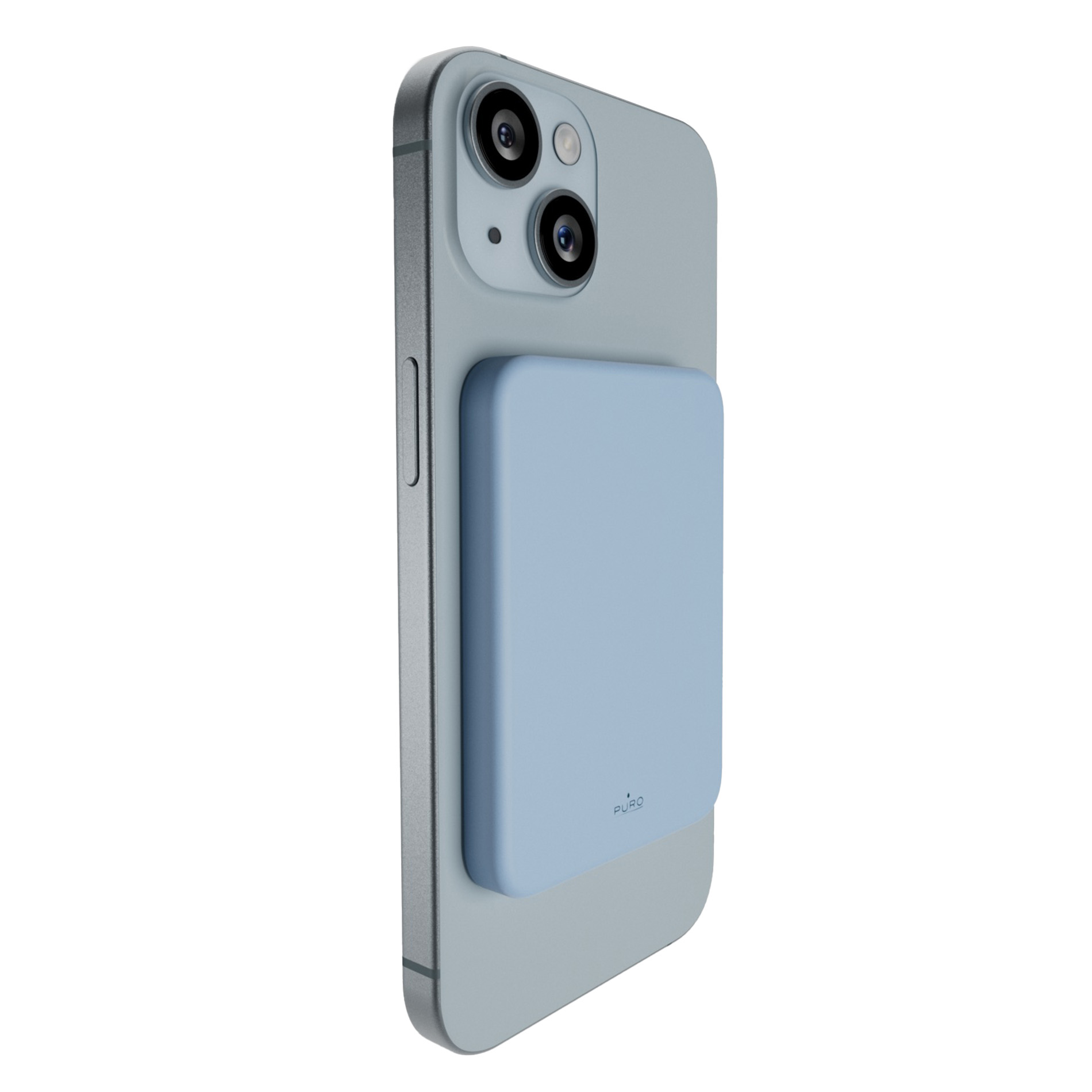 PUFCBB40P2MAGLBLUE_product_image_main Puro Powerbank 4200mAh MagSafe USB-C, light blue - Image 1