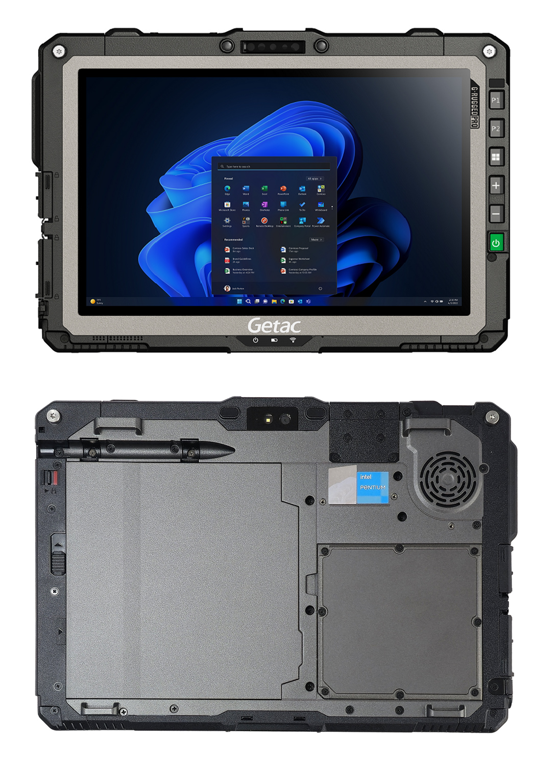 US1154VIXDXX GETAC tablet UX10G3 Lite, 10.1", 8/256GB, 4200mAh, IP66/MIL-STD-810H, Windows 11 Pro, μαύρο - 5210131148358 - Image 1