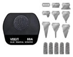 BEST εργαλείο αφαίρεσης κόλλας VBST-80B με 9x λεπίδες & 5x finger sleeves, για επισκευές κινητών - 6938144122828