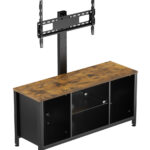 BRATECK έπιπλο τηλεόρασης με βάση WP2006ST-BR, 37-75", 115x38x131.3cm, καφέ - 5210131149683
