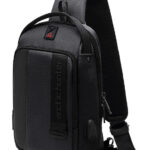 ARCTIC HUNTER τσάντα Crossbody XB00100, USB, 5L, μαύρη - 6970672353015