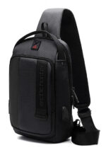 ARCTIC HUNTER τσάντα Crossbody XB00100, USB, 5L, μαύρη - 6970672353015