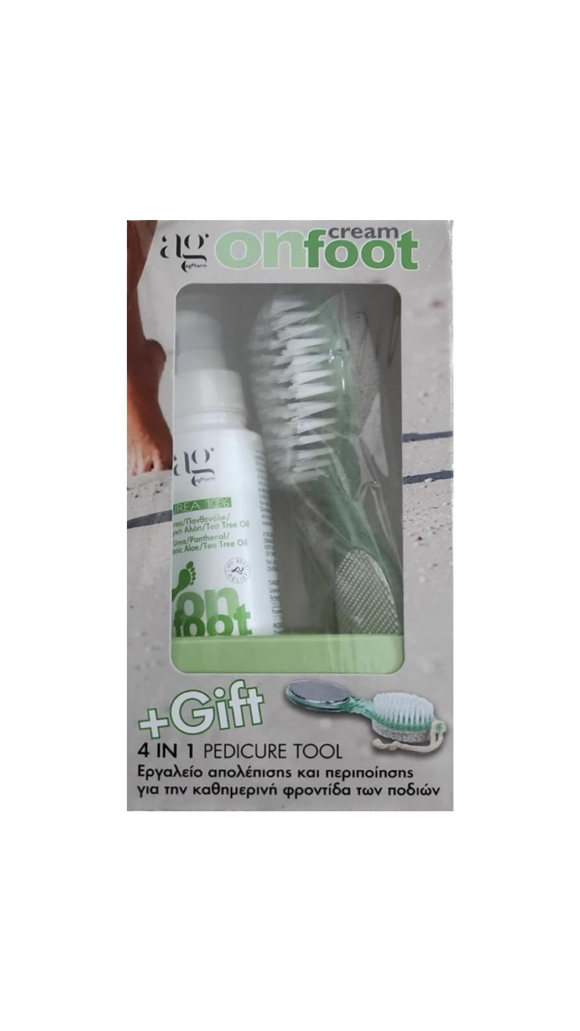 ag-pharm-on-foot-front Ag Pharm Onfoot Σετ Περιποίησης Αναπλαστική Κρέμα Ποδιών On Foot Cream 100ml & Δώρο 4in1 Pedicure Tool Εργαλείο Περιποίησης - Image 1