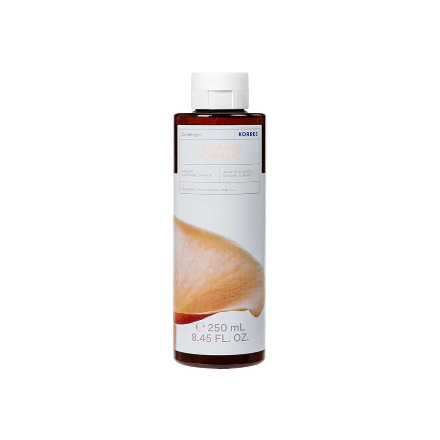 korres_showergel_Cashmere-Kumquat_250ml ΚΟΡΡΕΣ Αφρόλουτρο Cashmere Kumquat 250ml - Image 1