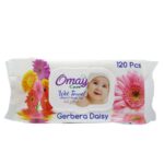Omay Care Baby Wet Wipes Gerbera Daisy Μωρομάντηλα 120 Τεμάχια - Image 2