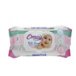 Omay Care Baby Wet Wipes Sensitive Μωρομάντηλα 120 Τεμάχια - Image 2