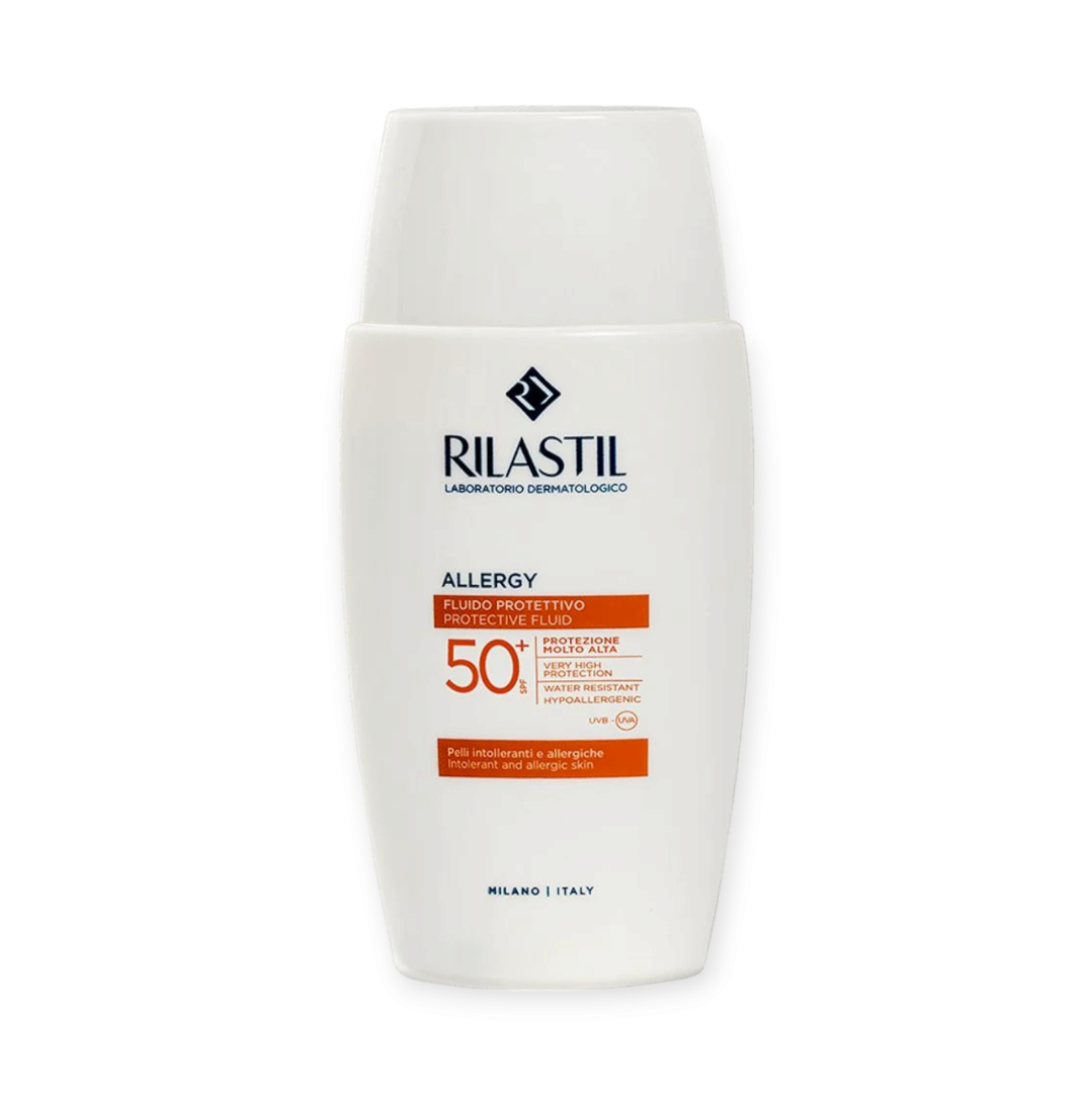 rilastil-allergy-antiliaki-prostateytiki-krema-spf50 Rilastil Allergy Protective Fluid Αντηλιακή Κρέμα Προσώπου SPF50+ 50ml - Image 1