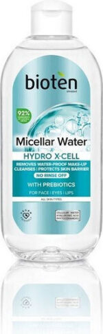 Bioten Hydro X-Cell Micellar Water Αφαίρεσης Μακιγιάζ Προσώπου 400ml