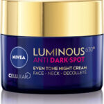 Nivea Cellular Luminous 630 Anti Spot Κρέμα Προσώπου Νυκτός για Ενυδάτωση, Αντιγήρανση & Ατέλειες με Υαλουρονικό Οξύ 50ml (94134)