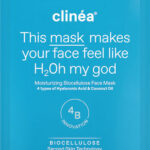 Clinea This Mask Makes Your Face Feel Like H2Oh My God Μάσκα Προσώπου για Ενυδάτωση