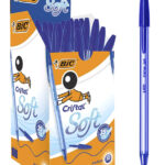BIC στυλό διαρκείας Cristal Soft με μύτη 1.2mm, μπλε, 50τμχ - 3086123355361