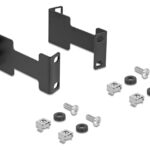 DELOCK αντάπτορας επέκτασης βάθους για rack 67272, έως 10cm, 1U, μαύρο - 4043619672721