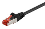 GOOBAY καλώδιο δικτύου 68694, CAT 6 S/FTP, copper, 250MHz, 10m, μαύρο - 4040849686948
