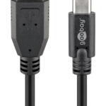 GOOBAY καλώδιο USB σε USB-C 71221, 15W, 5Gbps, 2m, μαύρο - 4040849712210