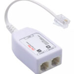 POWERTECH VDSL Splitter με φίλτρο ADSL-06, RJ11, λευκό - 5210131028919