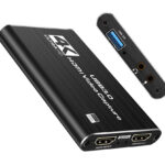 POWERTECH video capture CAB-H164, HDMI/USB σύνδεση, 4K/60Hz, μαύρο - 5210131078259