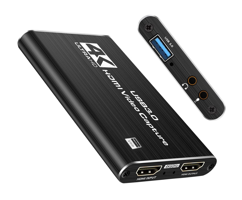 CAB-H164 POWERTECH video capture CAB-H164, HDMI/USB σύνδεση, 4K/60Hz, μαύρο - 5210131078259 - Image 1