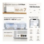 MERCUSYS Whole Home Mesh Wi-Fi 7 System Halo H27BE, 3.6Gbps Dual Band, 2τμχ, V.1.0 - 6957939002541 - Image 2