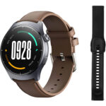 MIBRO smartwatch Lite 3 με 2x λουράκια, heart rate, 1.3" AMOLED, 2 ATM, γκρι/καφέ - 6971619679625