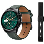MIBRO smartwatch Lite 3 Pro με 2x λουράκια, heart rate, 1.32" AMOLED, GPS, 5 ATM, μαύρο/πράσινο - 6971619679458