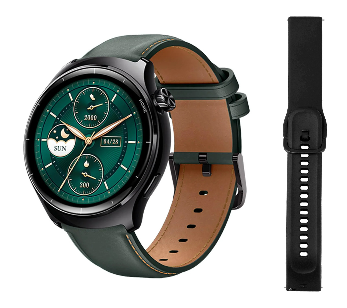 MBR-LITE3PRO-GN MIBRO smartwatch Lite 3 Pro με 2x λουράκια, heart rate, 1.32" AMOLED, GPS, 5 ATM, μαύρο/πράσινο - 6971619679458 - Image 1