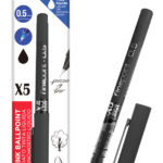 MP στυλό διαρκείας, καλλιγραφίας PE240N, 0.5mm, μαύρο - 8435464124764