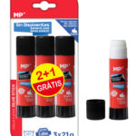 MP κόλλα στικ PP001C, διάφανη, 21g, 3τμχ - 8435464116424