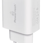 POWERTECH φορτιστής τοίχου PT-1043, USB-C, PD QC3.0, GaN, 30W, λευκός - 5210131065358