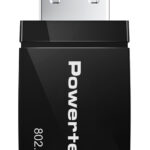 POWERTECH ασύρματος USB αντάπτορας δικτύου PT-1450, 1300Mbps dual band WiFi - 5210131133187