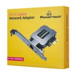 POWERTECH κάρτα επέκτασης δικτύου PCIe σε RJ45 PT-1453, 1000Mbps - 5210131133217 - Image 2