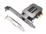 POWERTECH κάρτα επέκτασης δικτύου PCIe σε RJ45 PT-1453, 1000Mbps - 5210131133217