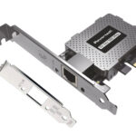 POWERTECH κάρτα επέκτασης δικτύου PCIe σε RJ45 PT-1453, 1000Mbps - 5210131133217