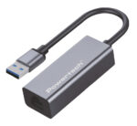 POWERTECH αντάπτορας δικτύου PT-1454, USB, 1000Mbps Ethernet, γκρι - 5210131133231