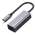 POWERTECH αντάπτορας δικτύου PT-1455, USB-C, 1000Mbps Ethernet, γκρι - 5210131133248