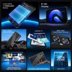 OUKITEL tablet RT3 Plus, 8", 4/128GB, 4G, 11000mAh, IP68/IP69K, μαύρο - 6941749808516 - Image 2