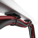 POWERTECH βάσεις δεματικών καλωδίων TIES-081, 3M αυτοκόλλητο, 2.82x2.82cm, μαύρο, 50τμχ - 5210131133071 - Image 2