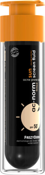 Frezyderm Ac-Norm Sun Screen Tinted SPF50 Αντηλιακή Κρέμα 50ml - Image 3