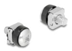 DELOCK σετ βίδες με παξιμάδια 42432 για rack, M6/16mm, ασημί, 100τμχ - 4043619424320 - Image 2