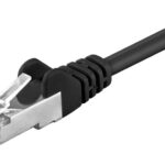 GOOBAY καλώδιο δικτύου 68658, CAT 5e F/UTP, CCA, 100MHz, 2m, μαύρο - 4040849686580