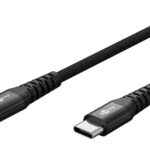 GOOBAY καλώδιο USB-C 73955, 60W, 480Mbps, 3m, μαύρο - 4040849739552