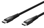 GOOBAY καλώδιο USB-C 73955, 60W, 480Mbps, 3m, μαύρο - 4040849739552