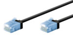 GOOBAY καλώδιο δικτύου 74241, CAT 6A U/UTP, ultra slim, copper, 500MHz, 10m, μαύρο - 4040849742415
