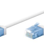 GOOBAY καλώδιο δικτύου 74285, CAT 6A U/UTP, ultra slim, copper, 500MHz, 0.5m, λευκό - 4040849742859