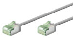 GOOBAY καλώδιο δικτύου 74344, CAT 8.1 U/FTP, ultra slim, copper, 40Gbps, 0.25m, γκρι - 4040849743443