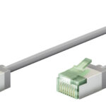 GOOBAY καλώδιο δικτύου 74345, CAT 8.1 U/FTP, ultra slim, copper, 40Gbps, 0.50m, γκρι - 4040849743450