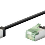 GOOBAY καλώδιο δικτύου 74356, CAT 8.1 U/FTP, ultra slim, copper, 40Gbps, 5m, μαύρο - 4040849743566