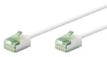 GOOBAY καλώδιο δικτύου 74358, CAT 8.1 U/FTP, ultra slim, copper, 40Gbps, 0.25m, λευκό - 4040849743580