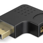GOOBAY αντάπτορας DisplayPort 77131, 8K/144Hz, γωνιακός, μαύρος - 4040849771316