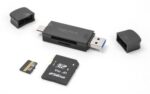 DELOCK card reader 91020 για SD & micro SD, USB/USB-C σύνδεση, 5Gbps, μαύρο - 4043619910205 - Image 2