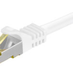 GOOBAY καλώδιο δικτύου 91090, CAT 7 S/FTP, copper, 500MHz, 0.50m, λευκό - 4040849910906